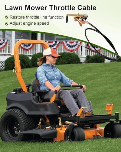 Câble de commande d'accélérateur 481363 pour tondeuse Scag - 3