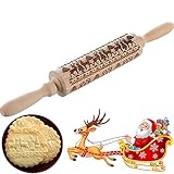 Pernos de amasar perfectos con patrones para galletas, pasta, masa para galletas, pasteles, pan, pizza, waffles, fondant, panqueques, etc. Especialmente para el festival para agregar color a los productos horneados de sus hijos y familiares.