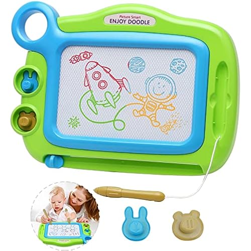 Magnetic Drawing Board for Kids Age 3-5, Erasable Doodle Pad Travel Toy