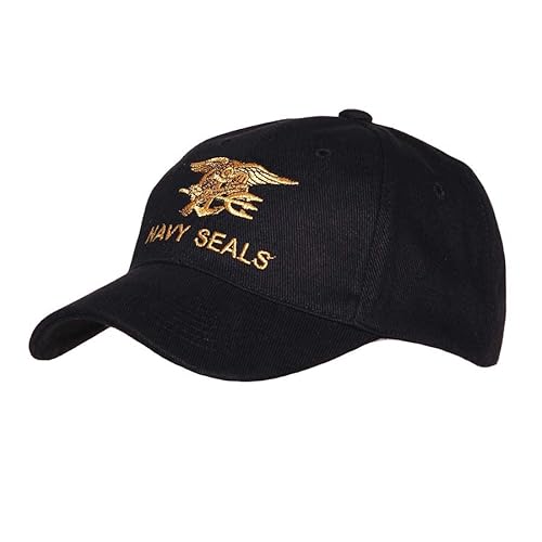 Fostex Garments Casquette Navy Seals Commando Forces Spéciales de la Marine de Guerre des Etats-Unis, Noir, Taille unique Cover