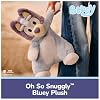 GUND Official Bluey Oh So Snuggly Plush, Bluey Plushies, Stuffed Animal Sensory Toy for Babies and Toddlers, Blue, 12.5