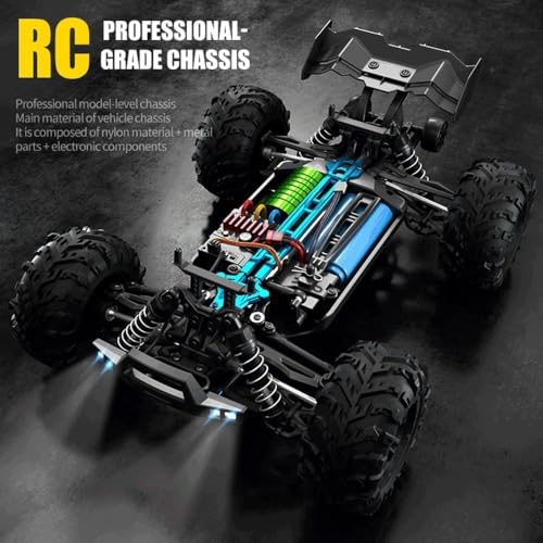 Daji Fast RC Cars for Adults, 1/18 Scale, 45mph, 4WD, Brushless Motor - Image 4