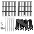 BBQration Replacement Parts for Nexgrill 5 Burner 720-1046 720-1046A, Cooking Grate, Heat Shield and Burner Kit for Nexgrill 720-1046 Grill Parts 720-1046A for Nexgrill Replacement Parts 5 Burner