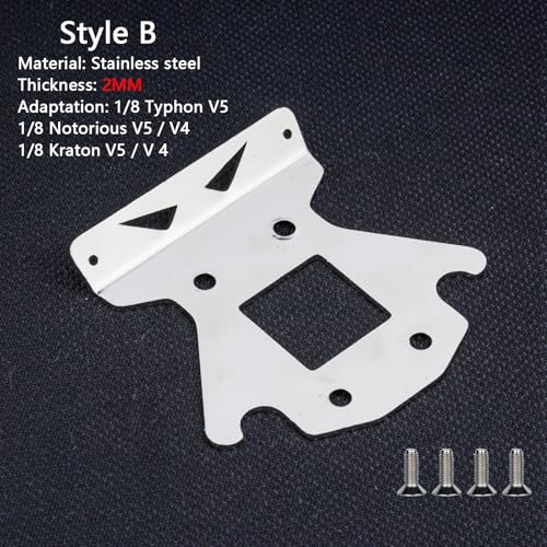 Image of Skid Plate Chassis Guard for Arrma 6S,Chassis Armor Undershield Protector | 1 /8 Talion /Typhon V4 V5 TLR /Kraton V4 V5 /Notorious V4 V5,2mm Thick Skid Plate Chassis Upgrade Part Bottom Cover-304SS