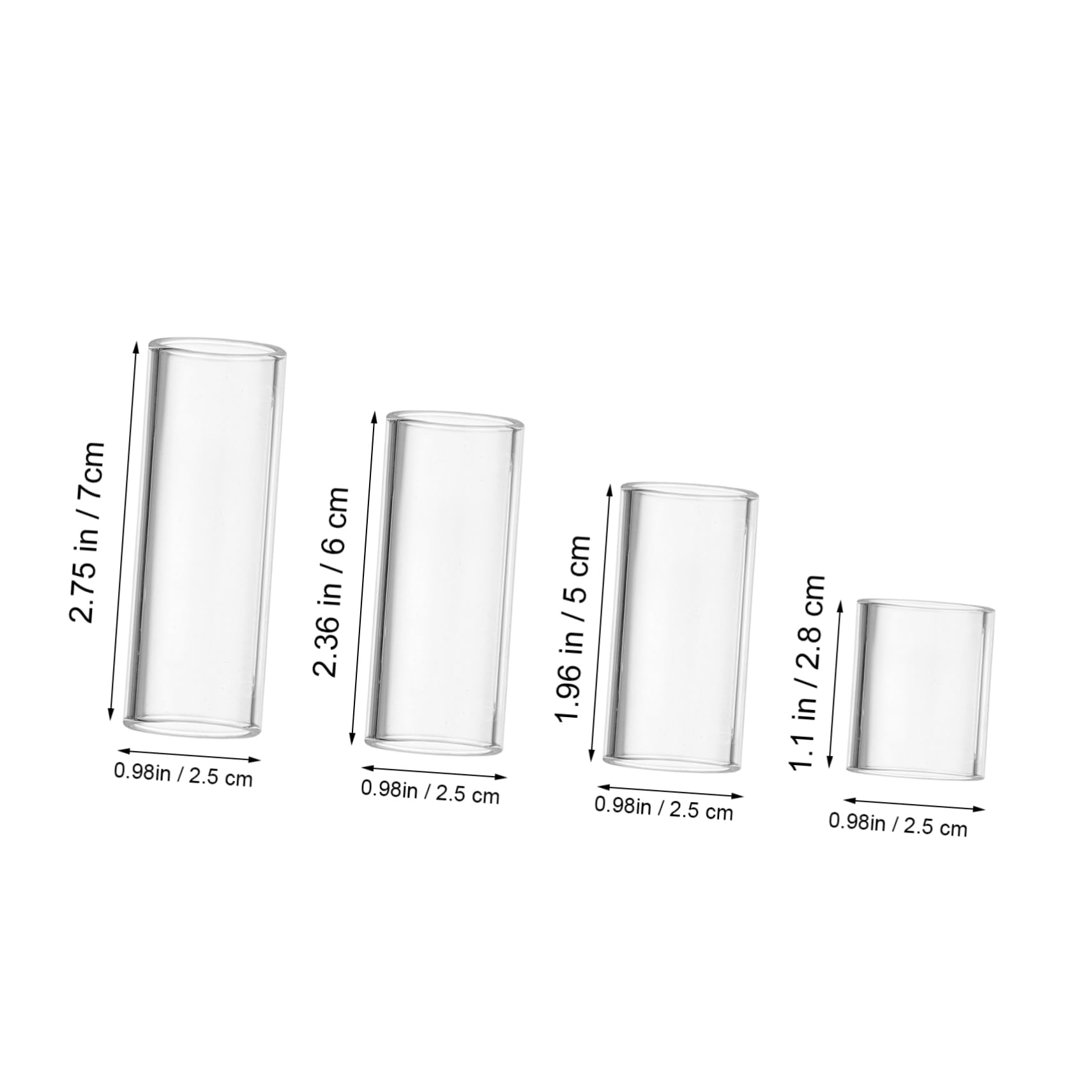 BESPORTBLE 1 Set Guitar Slide Transparent Finger Covers for Electric and Acoustic Guitars Durable and Lightweight for Adapting to Playing Styles Includes