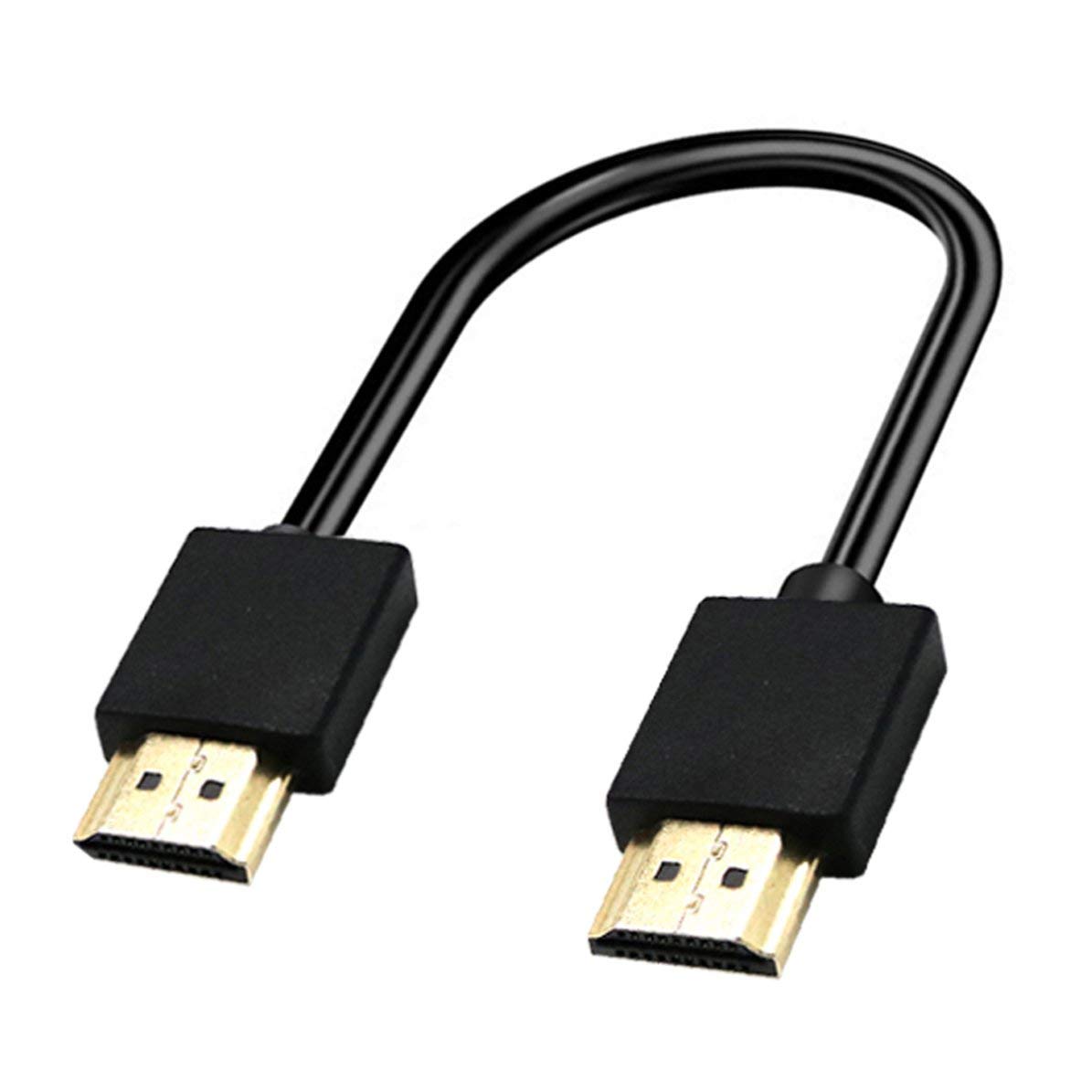 Monllack 1 Cable HDMI 2.1 4K 1536Khz Hdmi de Alta Velocidad 4K 60Hz Uhd HDR 18Gbps Cable Hdmi Converter HDTV Proyectores (Negro)