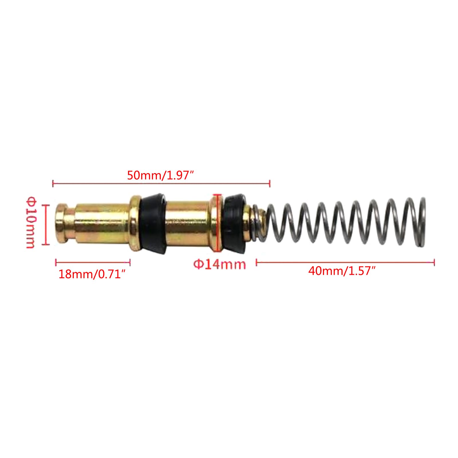 Puco Durevole Moto Frizione Pompa Freno Stantuffo Kit di Riparazione Master Cilindro Pistone Impianti di Riparazione Accessori 12.7mm 14mm 16mm