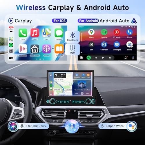 Radio para auto Single Din con pantalla táctil 7 pulg. miniatura 2