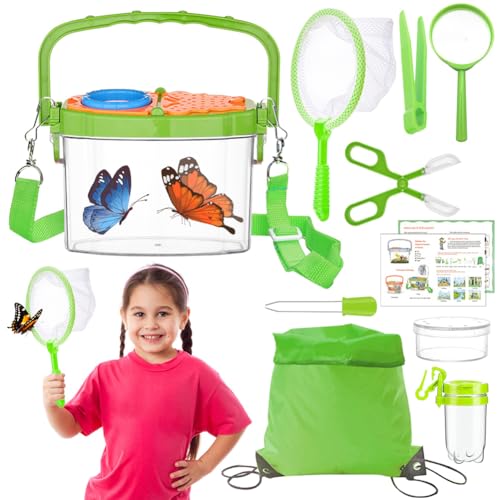 Gohytal Forscherset für Kinder, 9er Set Forscherset Outdoor Spielzeug Entdecker...