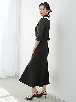 Amazon.co.jp: [スナイデル] ダブルカラーマーメイドドレス : ファッション