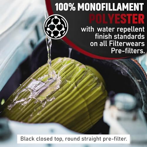 Image of FILTERWEARS Pre-Filter K148Y For K&N RU-4740 RE-0930 RE-0950, 22-8033PK