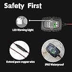 ERAYAK Savior 1, 1-Amp Fully-Automatic Smart Charger and Maintainer, 6V and 12V Battery Charger, Trickle Charger and…