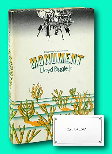 Vtg Lloyd Biggle Jr / Monument / Signed Bookplate / First Edition, 1974 [Hardcover] Lloyd Biggle, Jr