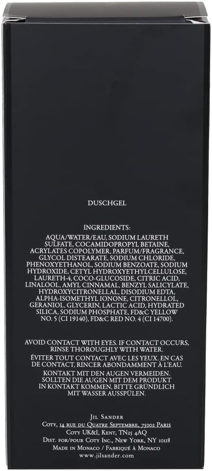 Jil Sander No. 4 by Jil Sander for Women 5.0 oz Rich Shower Gel - Image 5