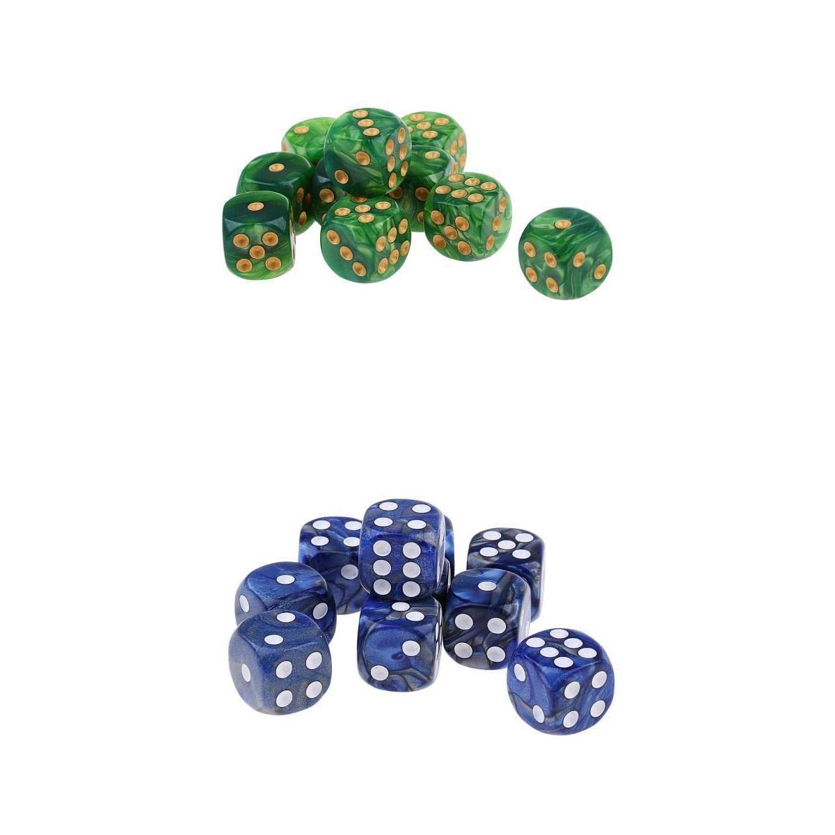 ATORSE Toy 20PC Six Sided D6 Dice Dotted for Dungeons and Dragons Props Gift-Toys & Hobbies-Games-Board & Traditional Games-Contemporary Manufacture-image-27