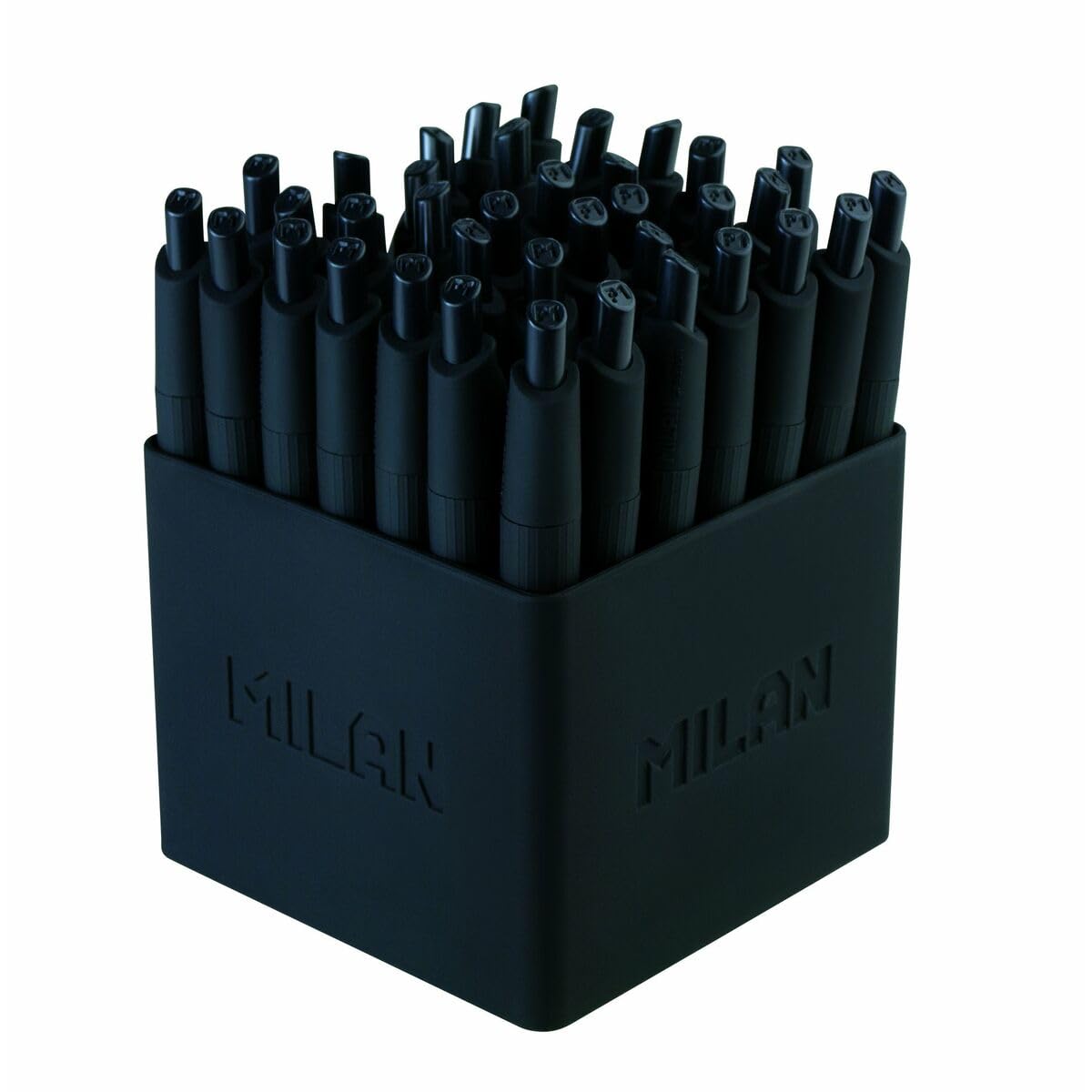 Milan Bote 40 bolígrafos Mini P1 Touch negros
