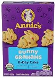 Annie's Organic Birthday Cake Bunny Grahams Snack Crackers, Non-GMO, 7.5 oz