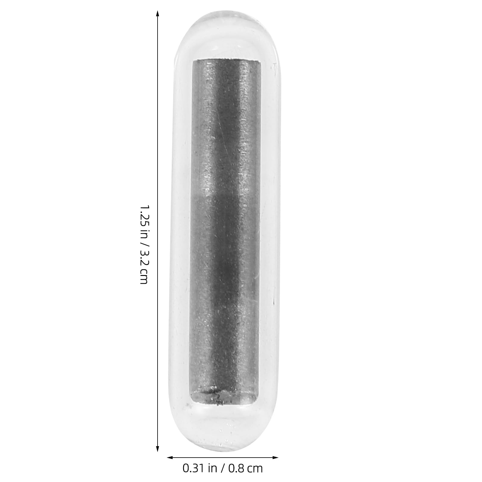 iplusmile Magnetrührstab Für Labor - Effizientes Rühren Mit Magnetrührer Stabil Und Langlebig Ideal Für Chemie-Experimente 3.2X3.2X0.8Cm
