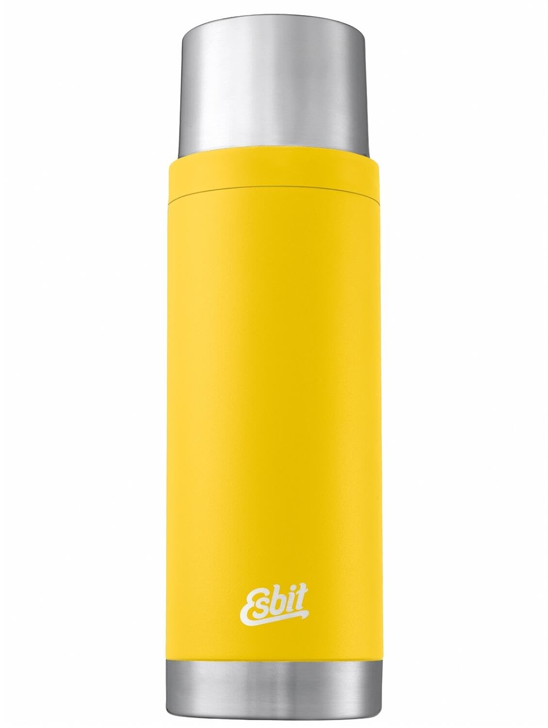 Esbit Sculptor Insulated Stainless Steel Flask for Hot and Cold Drinks - 1000 ml in Sunshine Yellow