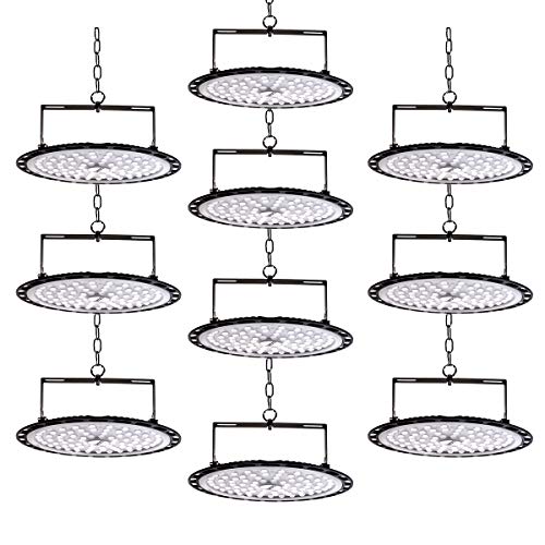 LTPAG 100W 10000LM Luz De Techo LED Para Garaje, E26/E27 6000K Lámpara Deformable Para Taller