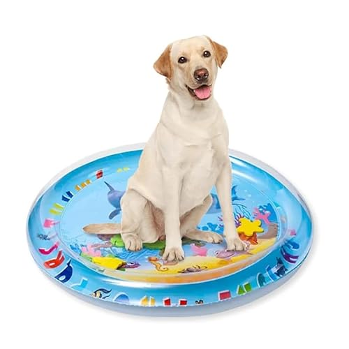 涼しげな遊び場猫犬用の柔らかぬれるクールマット 直径65~100cm 水遊び感覚のペット用品 暑さ対策にぴったり ペットの涼感クッション 接触感触涼感ペット用途用品び冷却マット ペットの夏暑さ対策に