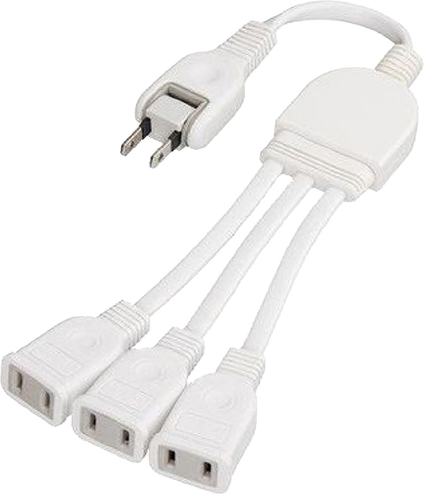 Amazon.co.jp: ヤザワ ACアダプター用分配延長コード Y02V3002WH【×5