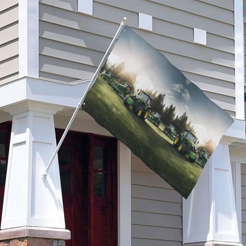 Bandera de tractor personalizada para decorar jardines y eventos al aire libre 6
