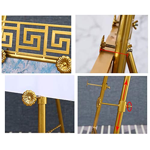 Chevalet d'artiste durable en métal réglable avec trépied stable - 5