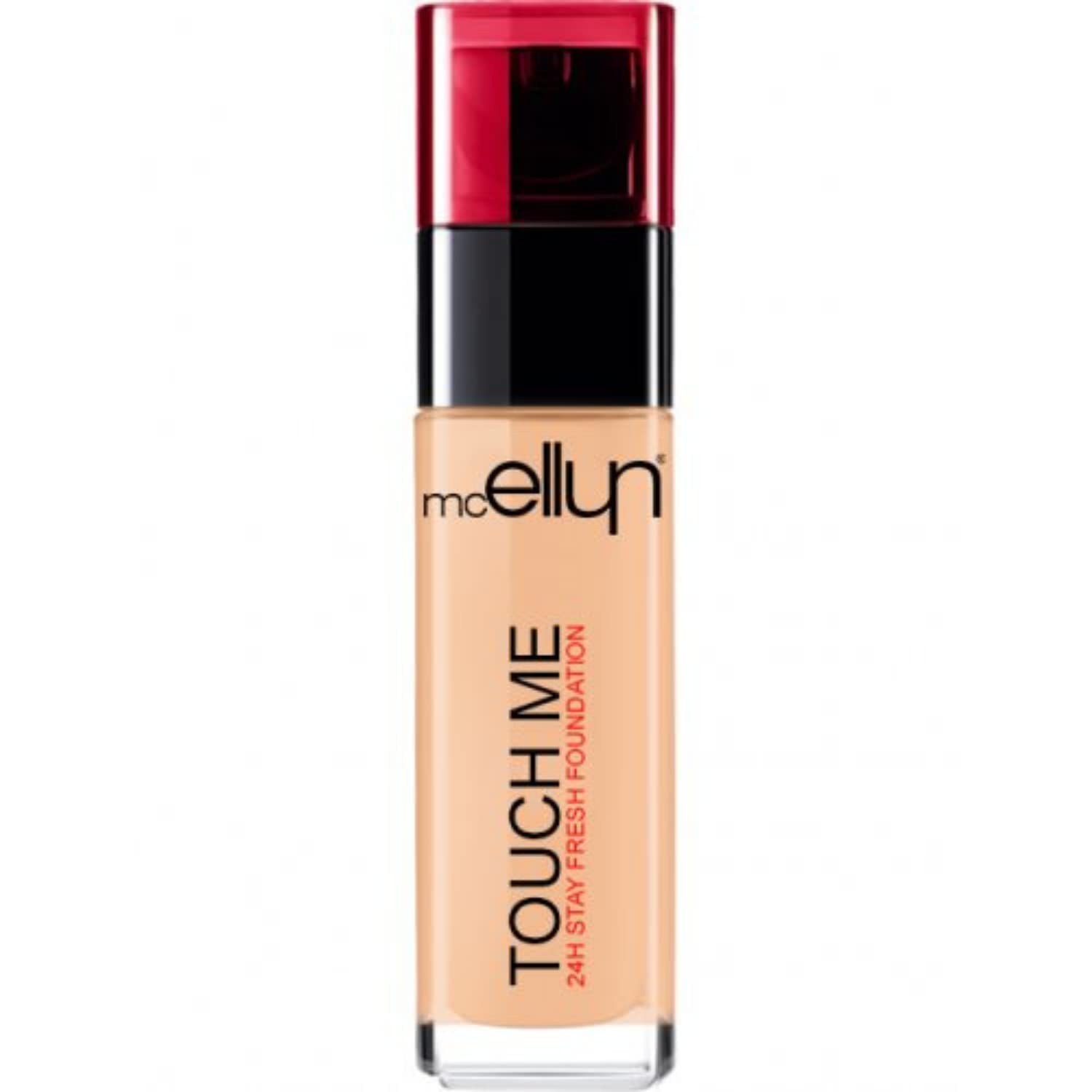 Touch Me Foundation: Long-lasting, smooth skin perfection for 24 hours. SPF 15 protection, rich texture, and ideal for all skin types - Glowiction Foundation makeup Sponge Full Coverage (01-(Light))