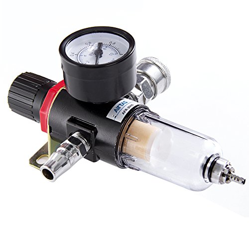 Filtro regolatore lubrificatore per aria compressa, 1/4"