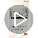 Image of Flo Ortho Aloe Vera Infused Orthopedic Mattress with PainRelease Technology | Medium Firm Feel | 10 inch Mattress in Single Size (72x42x10 Inches) | 10 Year Warranty