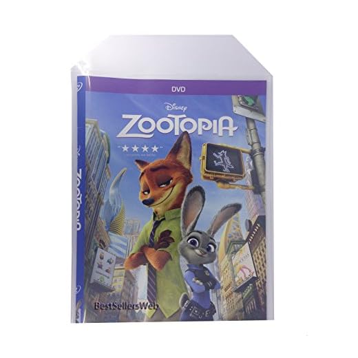 Americopy 100 Big CPP Clear Plastic Sleeve with Flap 100 Micron (Fits 14mm DVD Case Artwork)