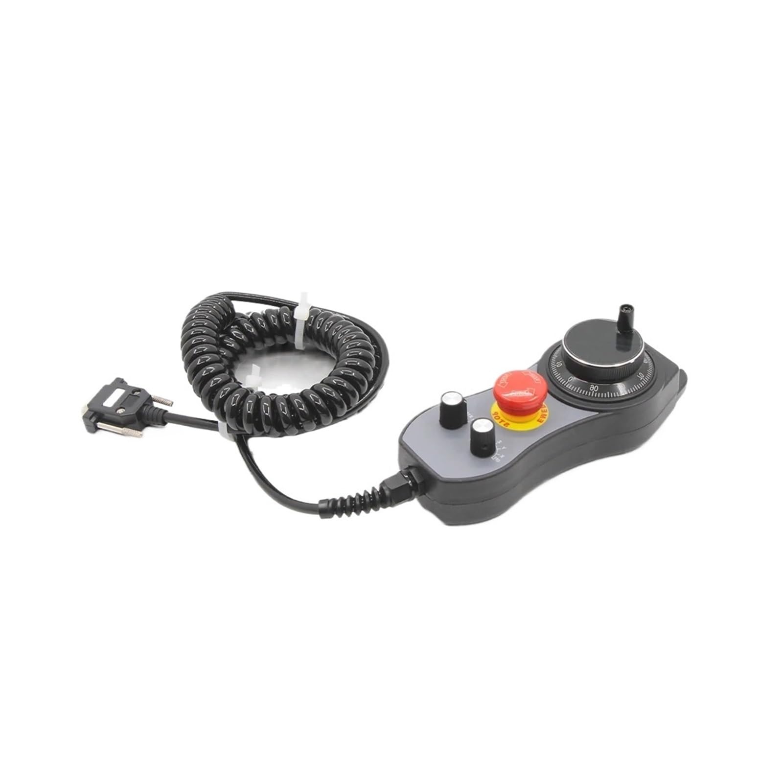 JWSEO Handwheel 6 axis Pendant Hand Wheel 100 Pulse 5v & Emergency Stop Router Handwheel(Plug for DDCSExpert,6 Axis)