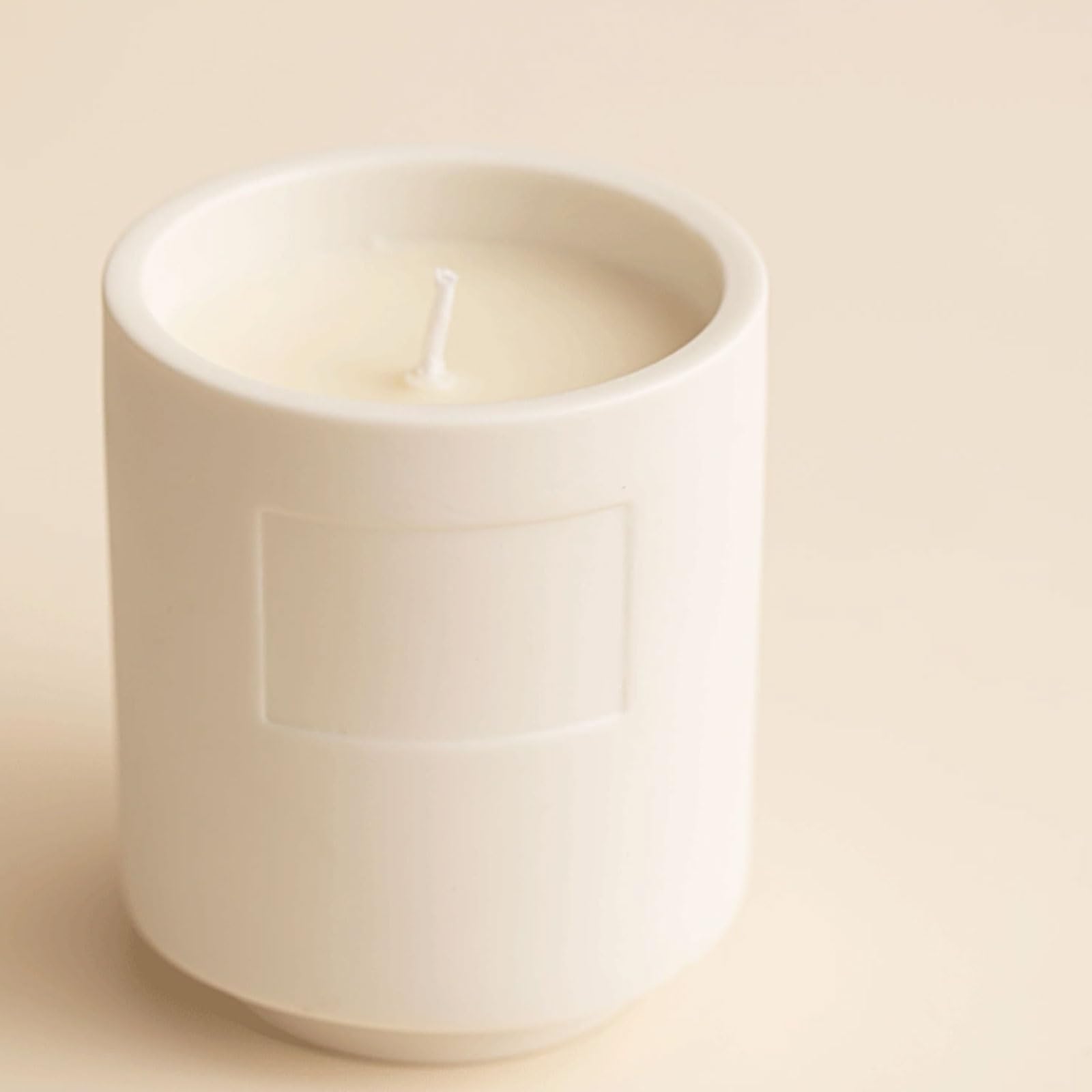 Świece ceramiczne wykonane z wosku sojowego i olejków eterycznych wielokrotnego użytku świece słoik czyste spalanie długotrwały elegancki wystrój domu (eukaliptus + mięta)