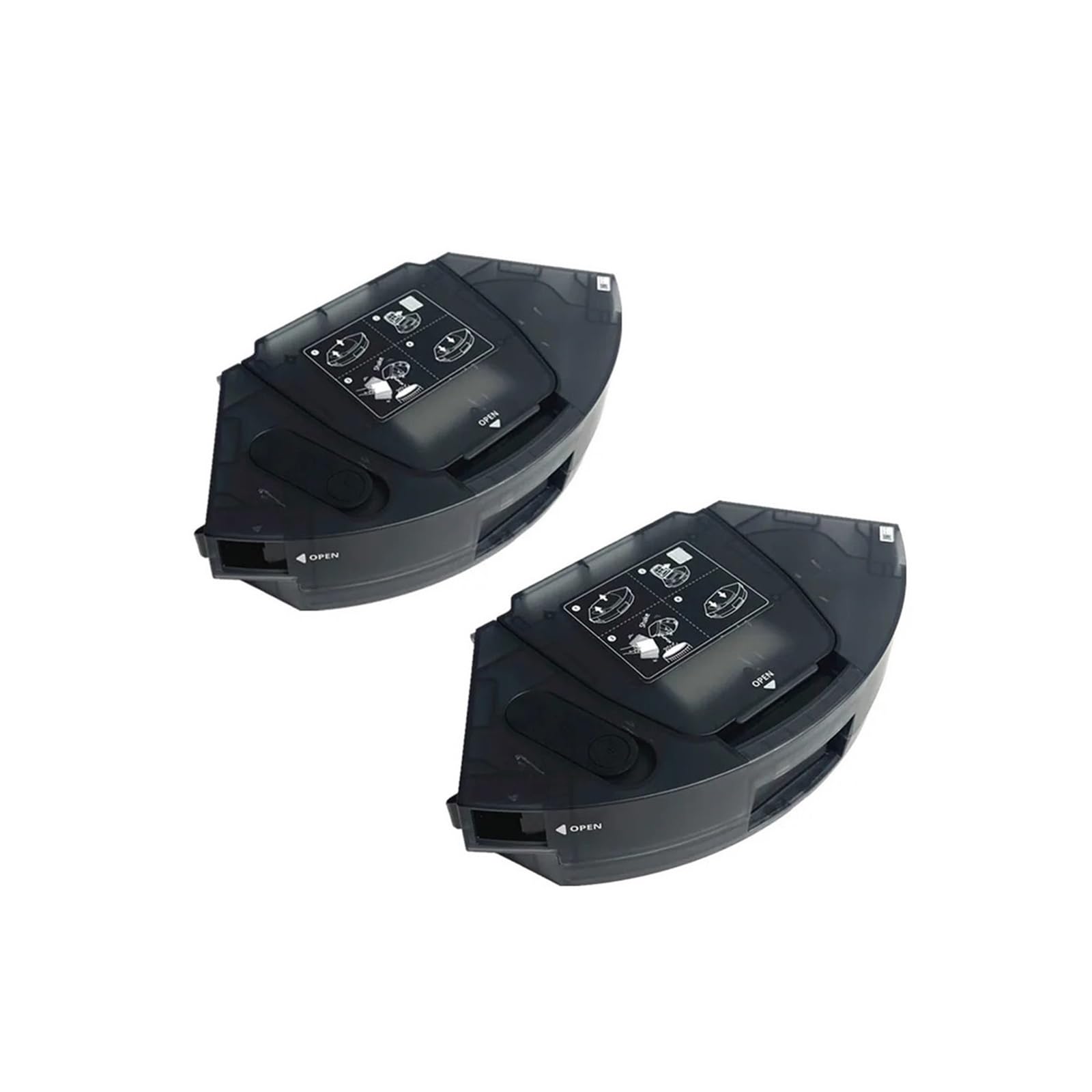 Shiketong Robot Vacuum Cleaner Spare Replacement Parts,Compatible For Roborock,Q8 2-In-1 Water Tank And Box And Filter Combo Vacuum tank Robot cleaner(2pcs)