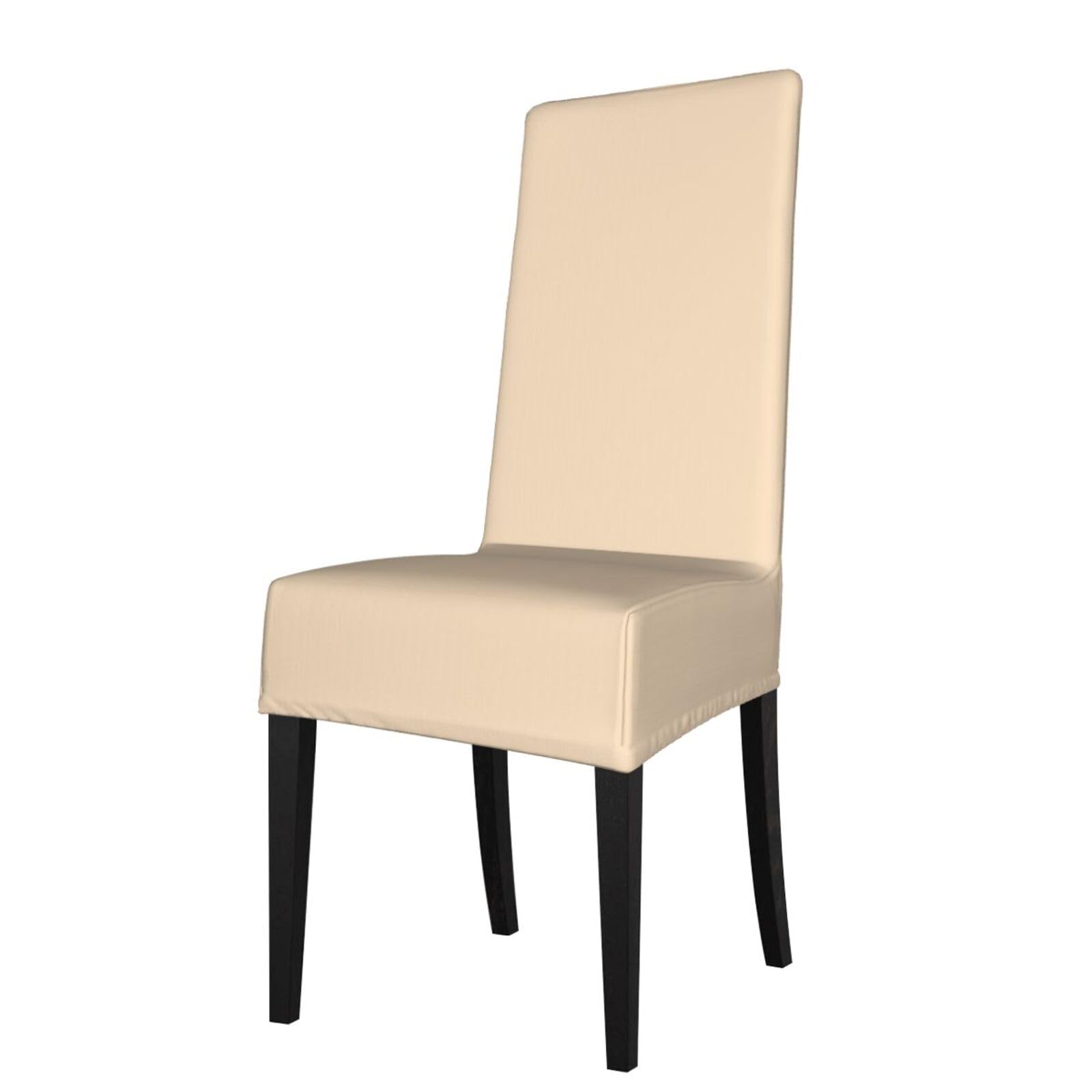 Hjfczh Black Cold Ivory Prints Dining Chair Throw Covers – Stretchy Spandex Furniture Layers For Refreshing Your Space - No Ironing Needed