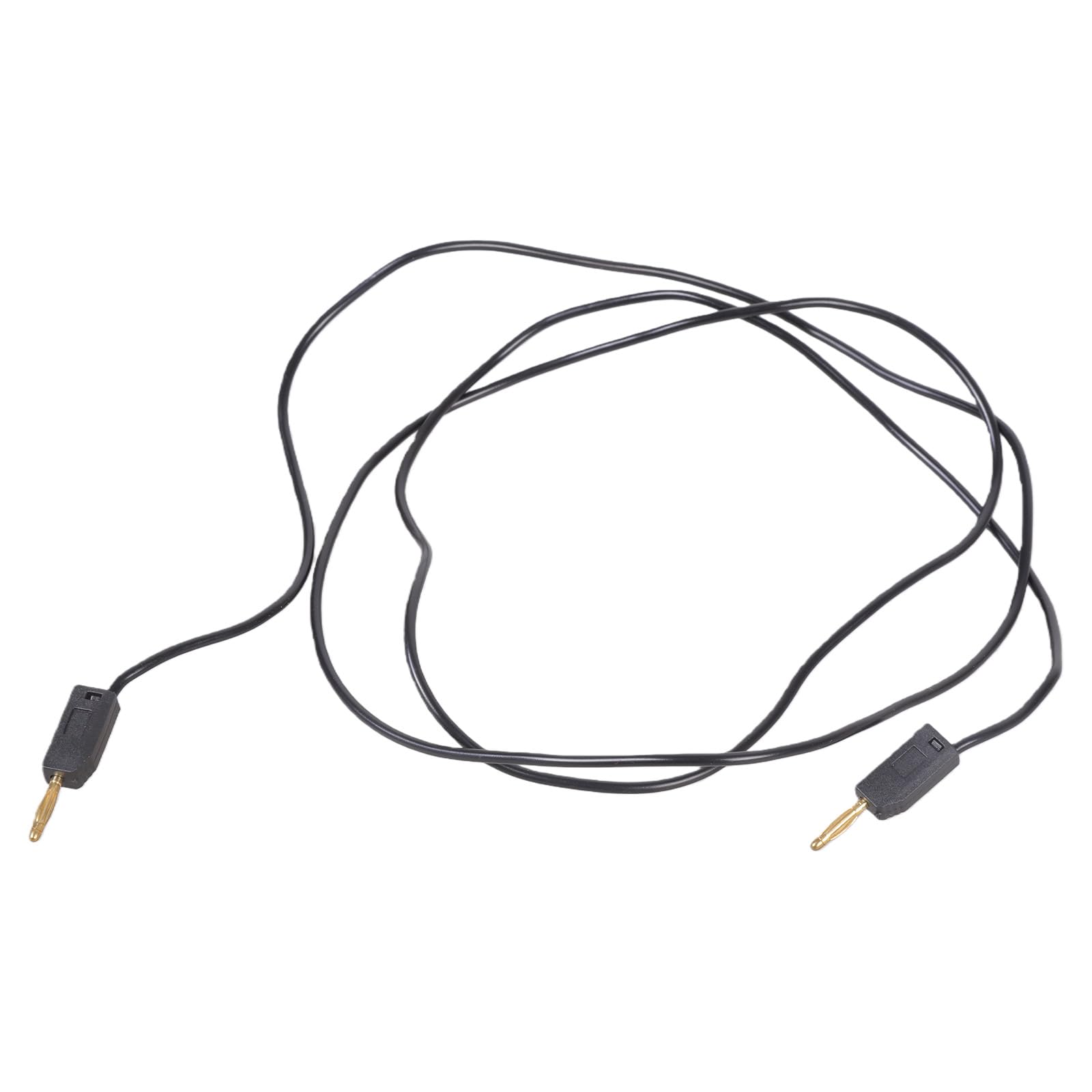 Newft Black Plate Banana Plugs Leads With 2Mm Layer Lift Erosion Resist For High Current 10Amp 600V Electrical Testing Banana Plugs Leads