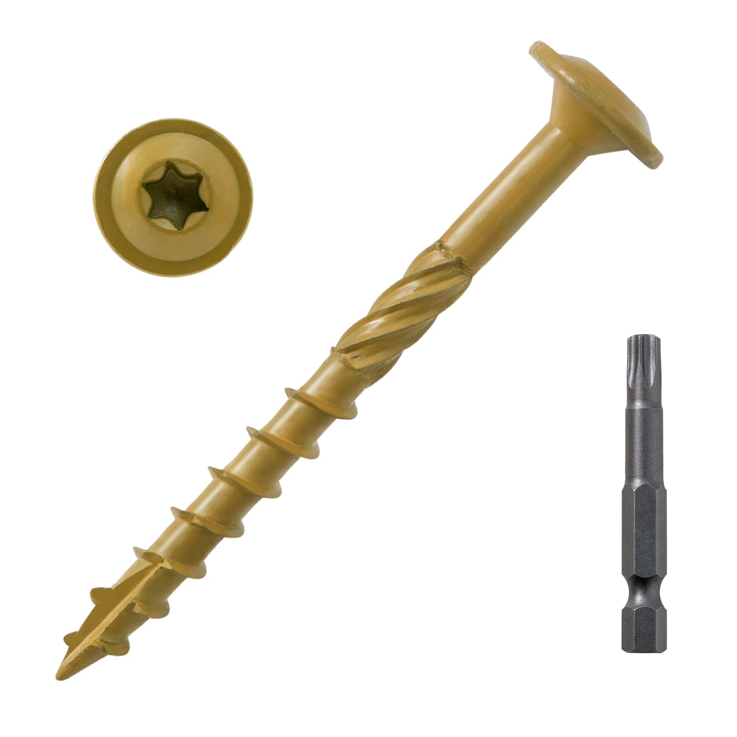 LIONMAX Lag Screws - 3 Inch, 50 PCS -14