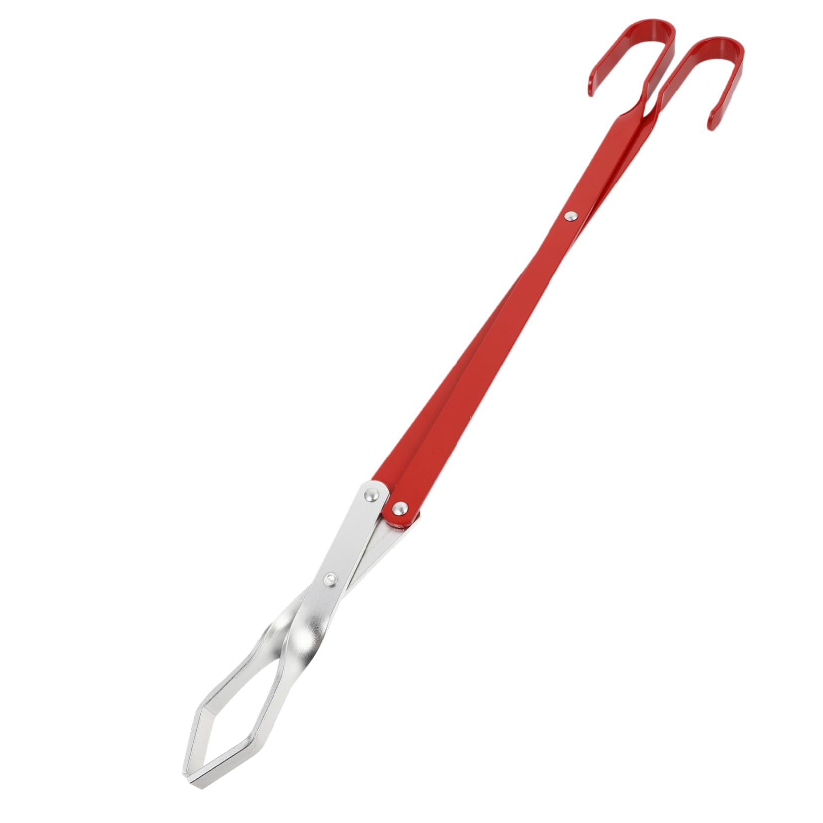 VICASKY 1Pc Long Handle Food Clamp Heat Resistant Bbq Tong for Charcoal Ergonomic Grip Durable and Lightweight for Outdoor Cooking and Food Serving