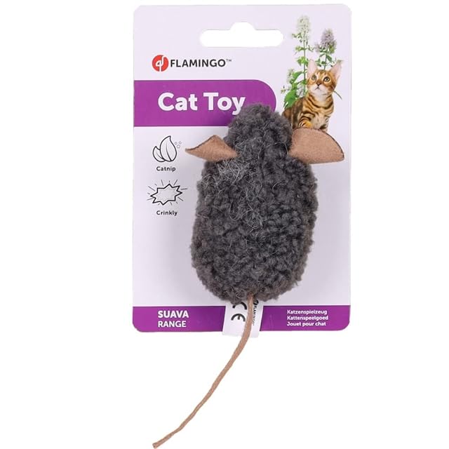 Foto 8 de 8 de Flamingo Pet Products - 1 Suava Mouse 15 cm Cat Toy, Random Colour