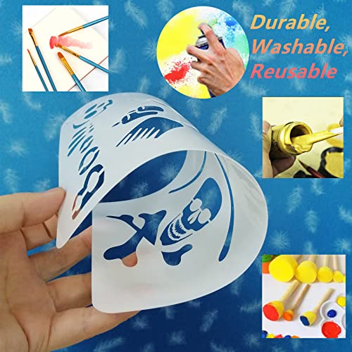 BANLTRE 5 Pack 24" x 36" 10mil/0.25mm Thick Clear Blank Stencil Sheet for Cutting,Craft Plastic Sheets (24" x 36" / 10mil) by BANLTRE - Image 6