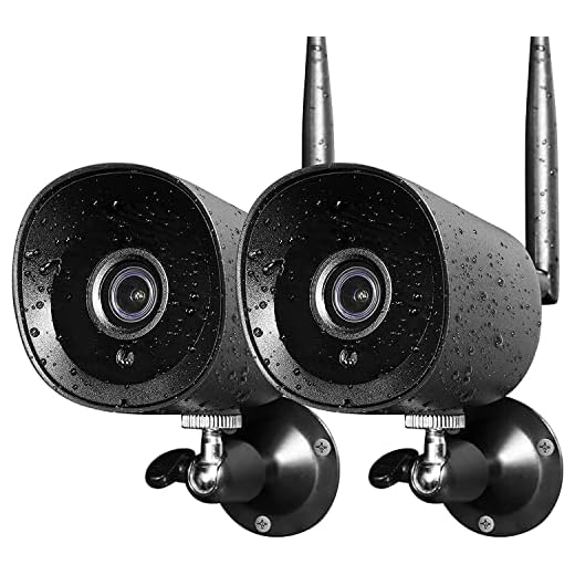 2Pack Wireless Security Cloud Camera for Outdoor/Home,2K FHD WiFi IP ACT397 Camera with Night Vision, Motion Detection, IP66 Waterproof, Cloud Storage, Live View, Compatible with Alexa Google Assitant