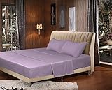 Tache Home Fashion 303-LS-BSS-F 3-4 Piece Sheet Set, Full, Purple