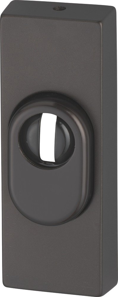 ABUS Roseta Protectora de Puertas RSZS316 B7 con Escudo de Cilindro - para Puertas metálicas - marrón Oscuro - 09403