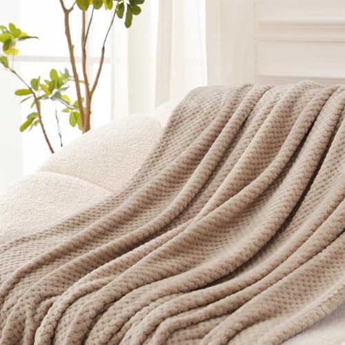 Exclusivo Mezcla SFTB-WCM5060 Fleece Throw Blanket Extra Large, Super Soft And Warm Blankets For Couch, Sofa And Bed Waffle Textured thumb #2
