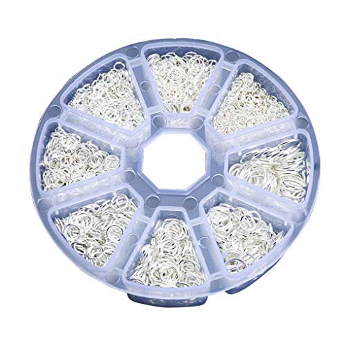 Lorjoyx Earrings Open Jump Rings Set DIY Craft Earring Necklace Bracelet Connectors Circle Metal Findings 1