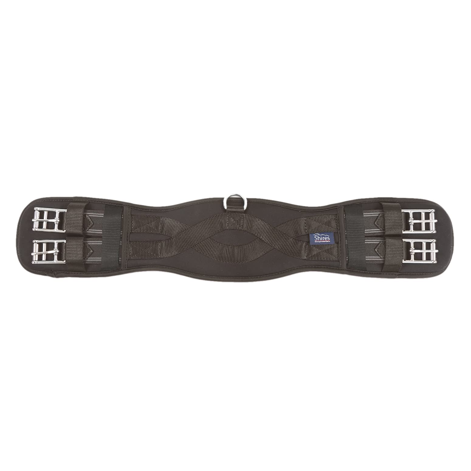 Shires Memory Foam Horse Dressage Girth (24in) (Brown)
