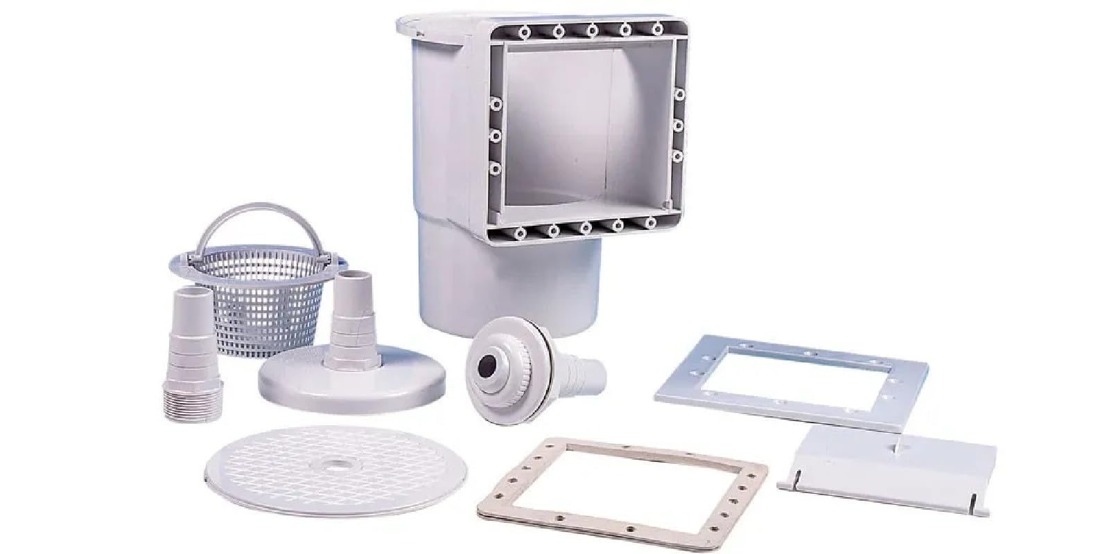 Kit Pièces A Sceller pour Piscine Hors Sol - Skimmer Petite Meutrière Buse Refoulement SkimVac Raccord 32 38