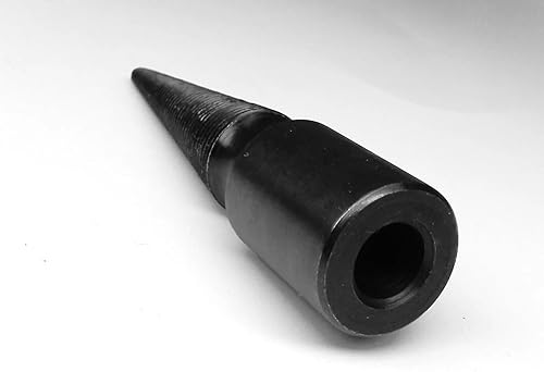 Miniatura 3 de Husillo de 38 pulgadas Orificio de eje para torno Baldor Motor Husillo de 3-12 pulgadas de largo Agarre de fricción a mano izquierda con rosca cónica