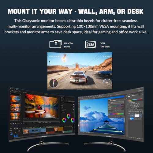 Image of 32 inch 240Hz Curved Gaming Monitor - 1800R VA Panel